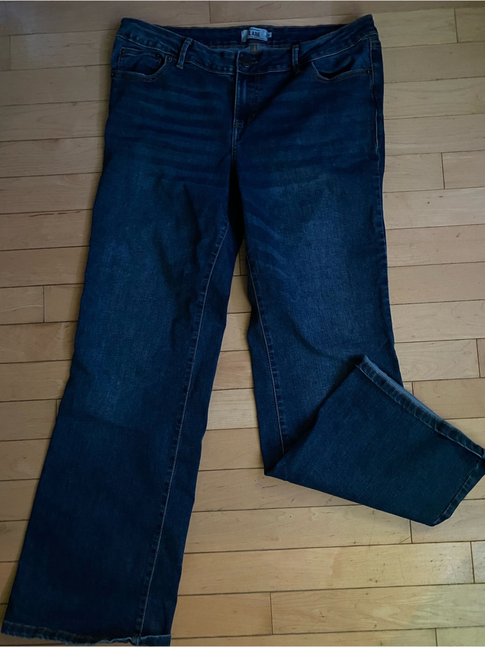refuge Dark Blue Bootcut Jeans